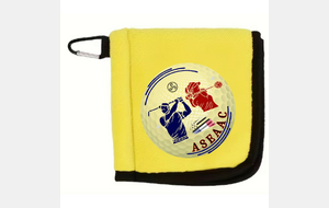 serviette nettoie-balles et mousqueton