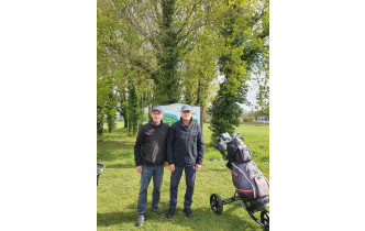 Stéphane / Jean François 

Matchplay effectué ce matin comme prévu.
Merci Stéphane pour cette belle partie, et bravo pour ton jeu bien régulier !🏌️‍♂️
Pour nos organisatrices, score de 5/2.
Franck, il faudra trouver un créneau dans les prochains jours pour notre rencontre...j'espère pouvoir être un solide sparring-partner...😉
Bon week-end Pascal à tous !