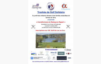 Notre trophée golf solidaire au golf du Lac au Duc 3 octobre